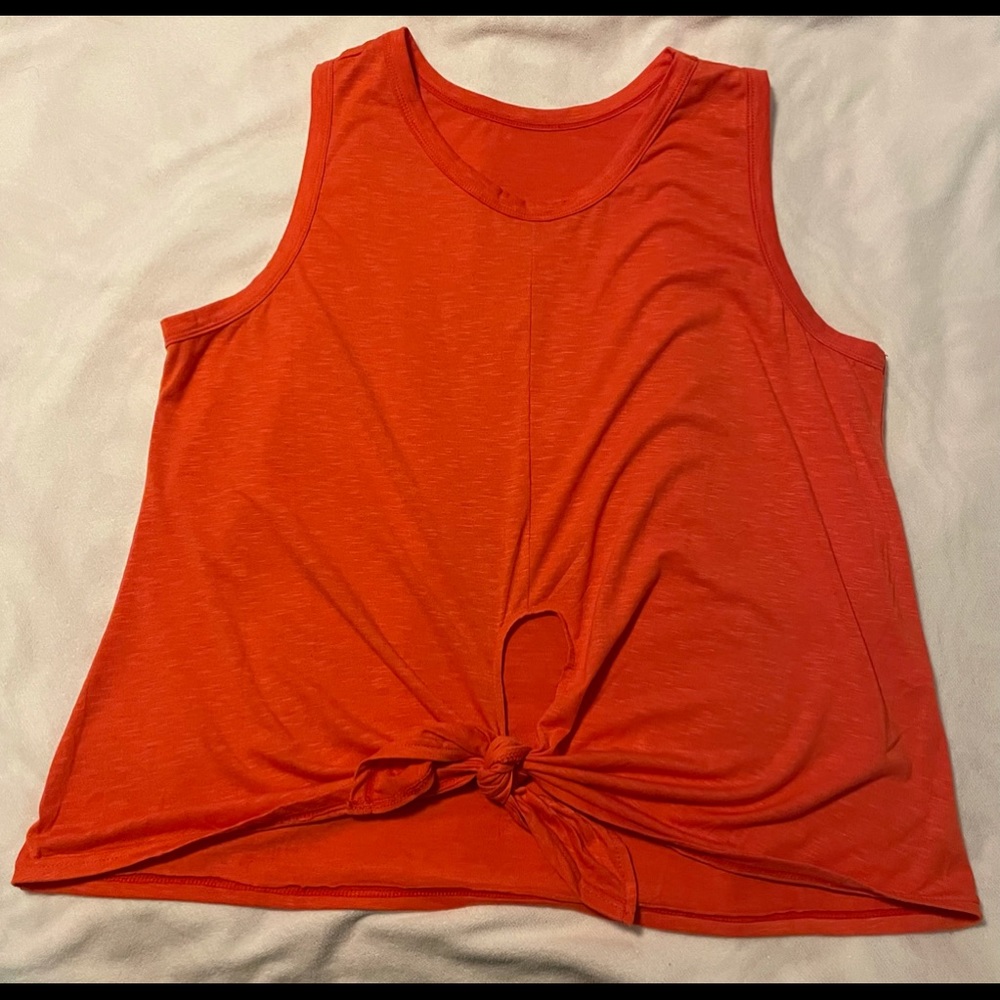 EUC Coral tank with tie knot